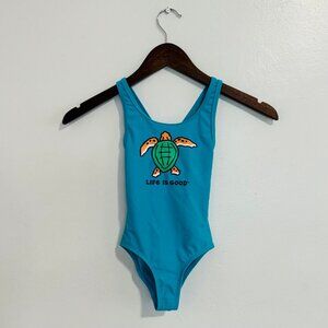 Life is Good Blue Turtle Swimsuit